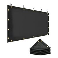 Toldo Rectangular 4x5M Sombra Cubierta Terraza Jardin Terraza Lona De Malla Tasa De Sombreado 90%