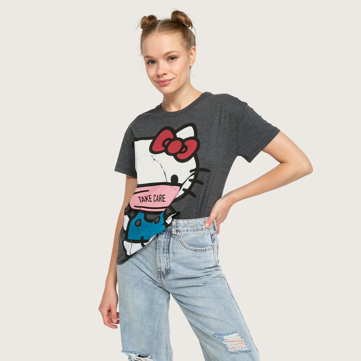HELLO KITTY - Polera Mujer