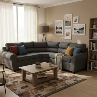 MEXX MUEBLES - Sofá Seccional Dubai 5 Cuerpos