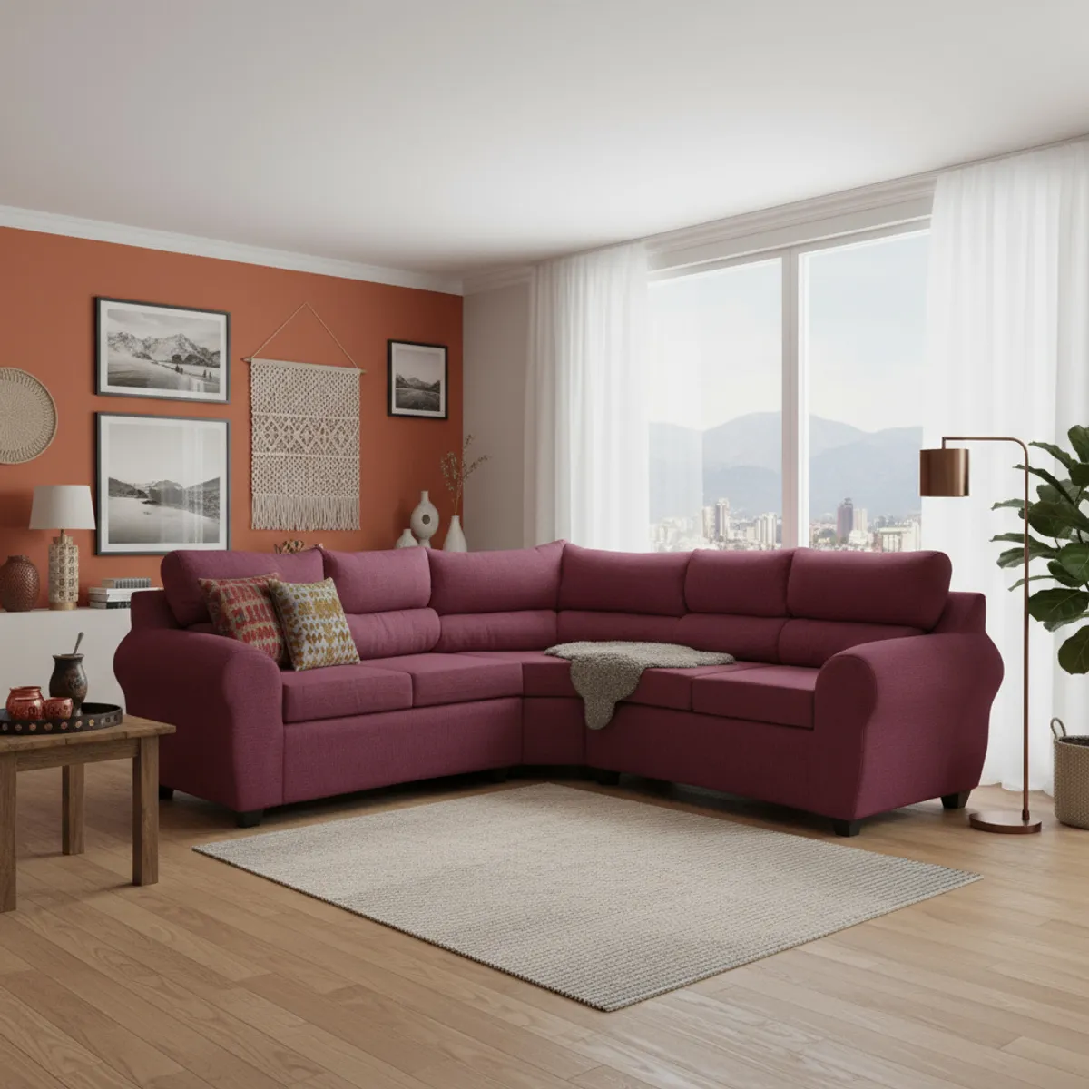 MEXX MUEBLES - Sofá Seccional Dubai 5 Cuerpos