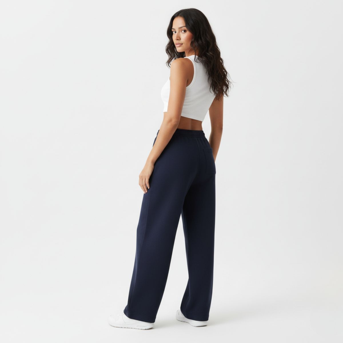 DESIGNERS - Buzo Baggy Mujer Algodón Premium Pantalón Oversize Ancho Wide Leg Estilo Urbano Holgado