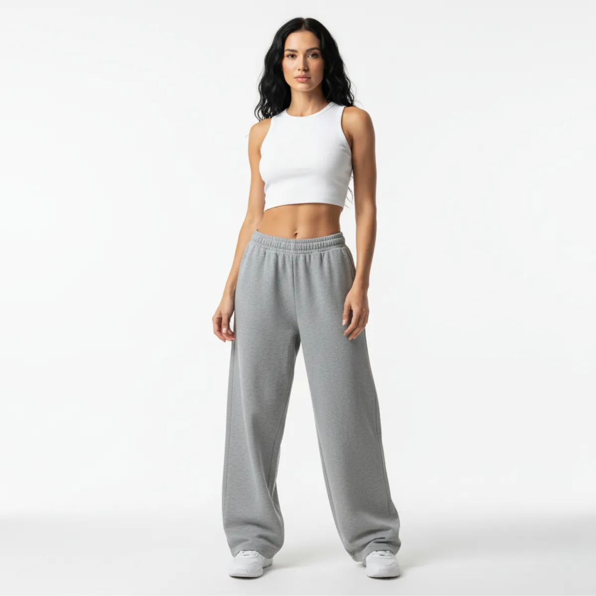 DESIGNERS - Buzo Baggy Mujer Algodón Premium Pantalón Oversize Ancho Wide Leg Estilo Urbano Holgado