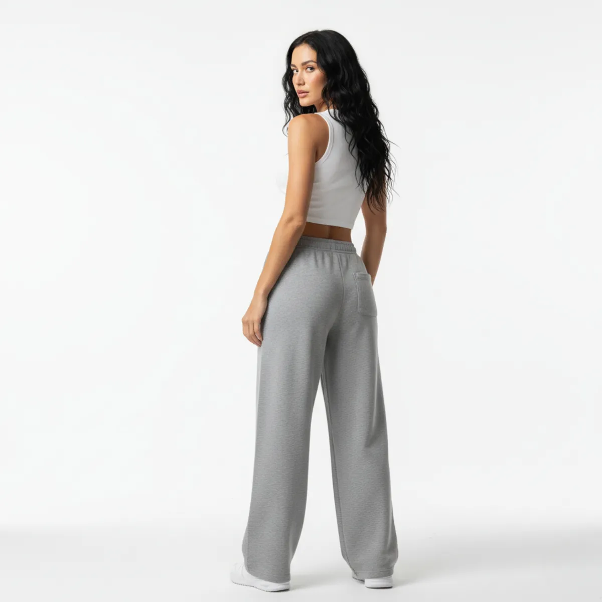DESIGNERS - Buzo Baggy Mujer Algodón Premium Pantalón Oversize Ancho Wide Leg Estilo Urbano Holgado