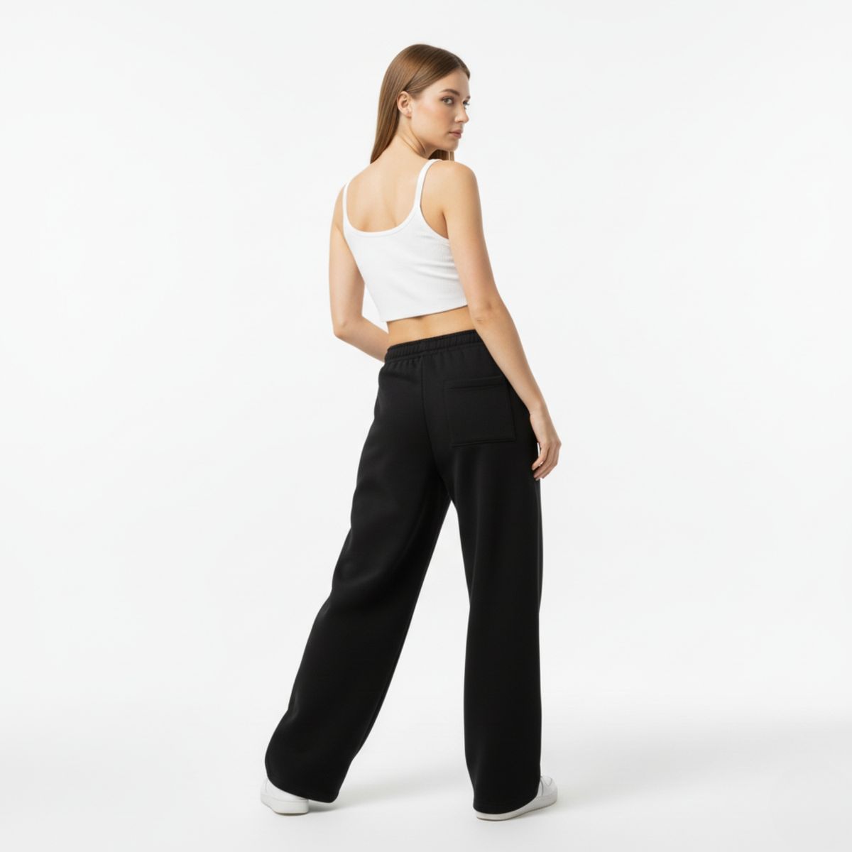 DESIGNERS - Buzo Baggy Mujer Algodón Premium Pantalón Oversize Ancho Wide Leg Estilo Urbano Holgado