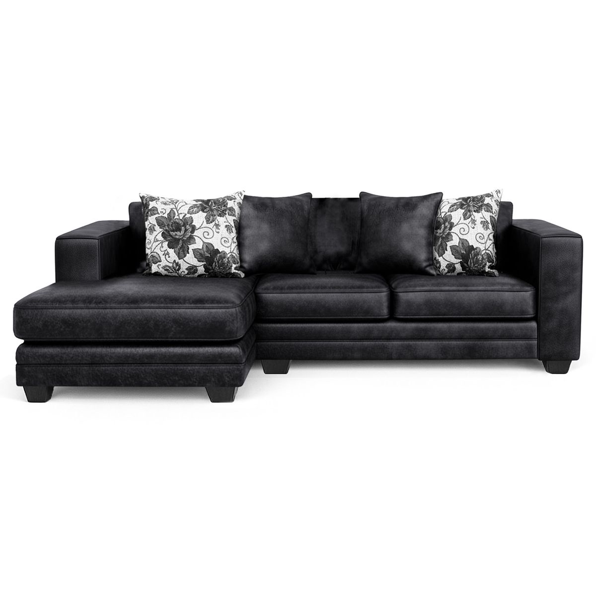 AMERICA DECORA - Sofá Seccional Izquierdo 4 Cuerpos XL Con Resorte Estructural Palazzo Envejecido