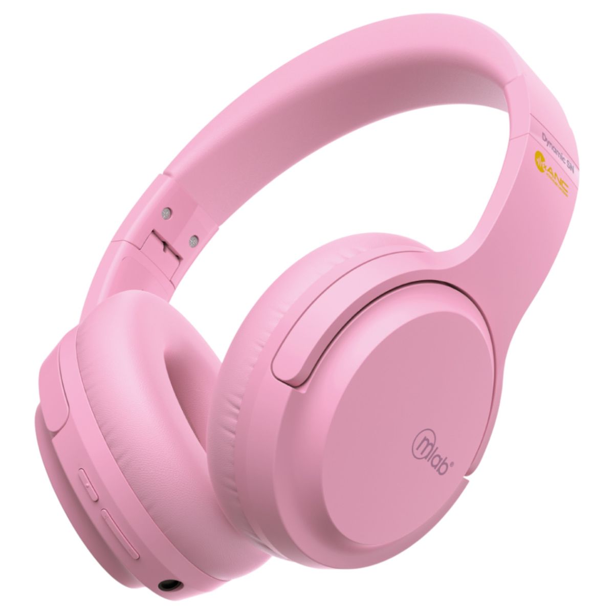 MLAB - Audífonos ANC Bluetooth Dynamic Stop Noise Confort Pink 32H