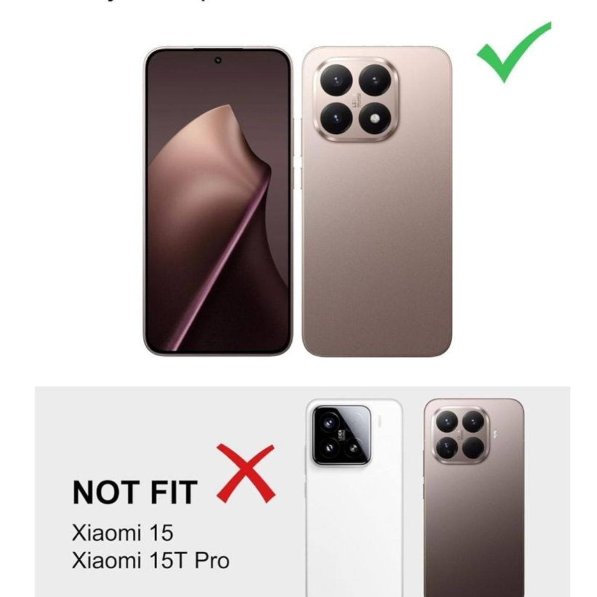 GENERICO - Carcasas Silicona Color Para Xiaomi 15T 5g Negro