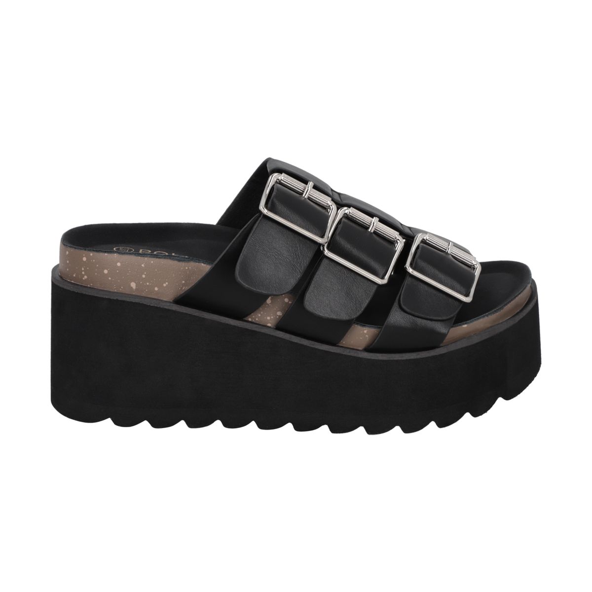 POLICE - Sandalia Mujer Negro Novat Police