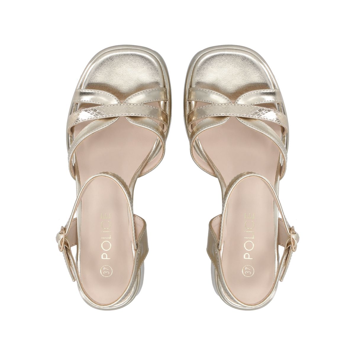 POLICE - Sandalia Mujer Dorado Lissa Police