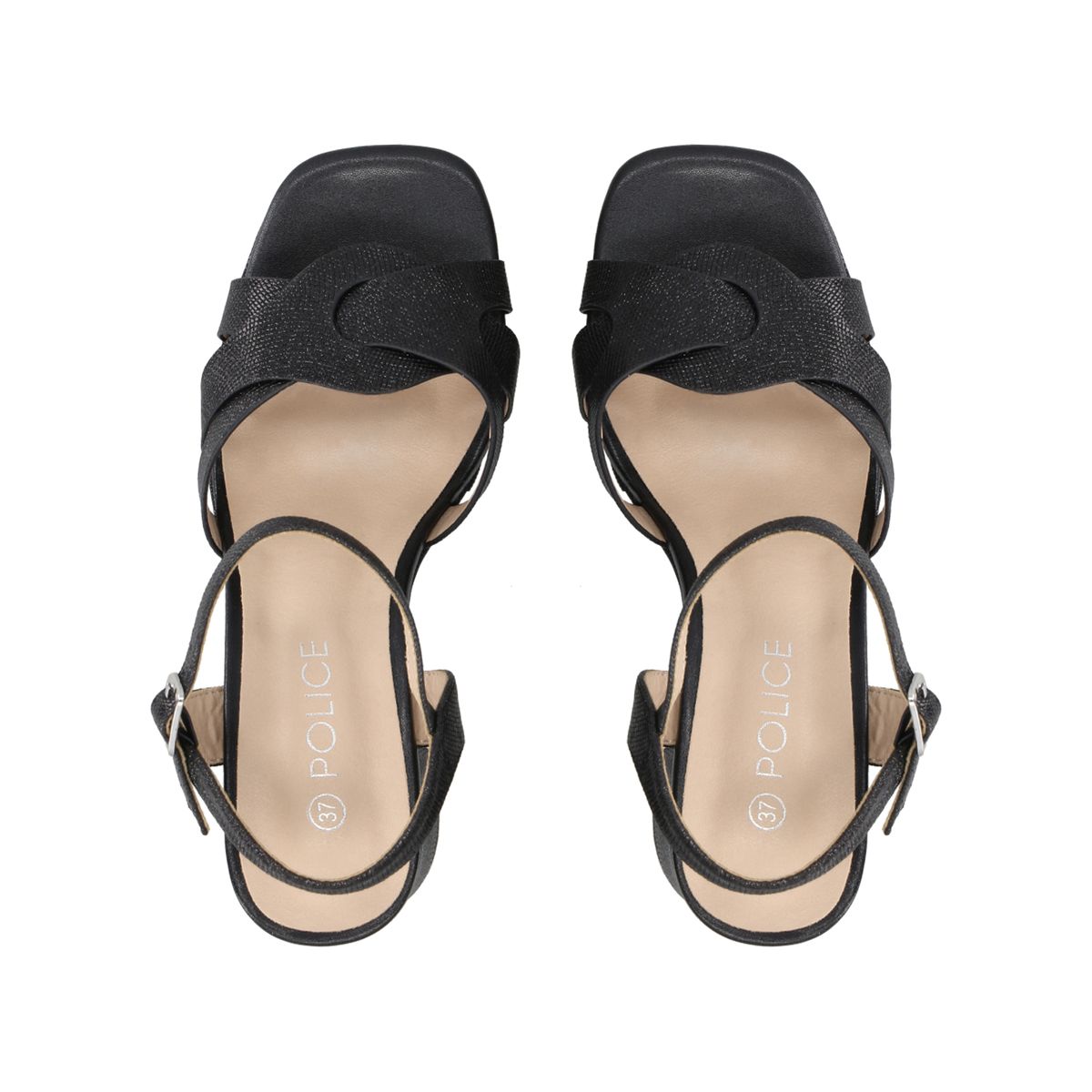 POLICE - Sandalia Mujer Negro/Snake Nila Police