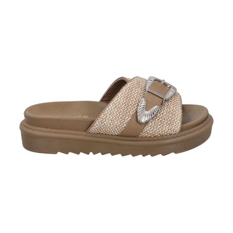 Sandalia Mujer Beige Sienna