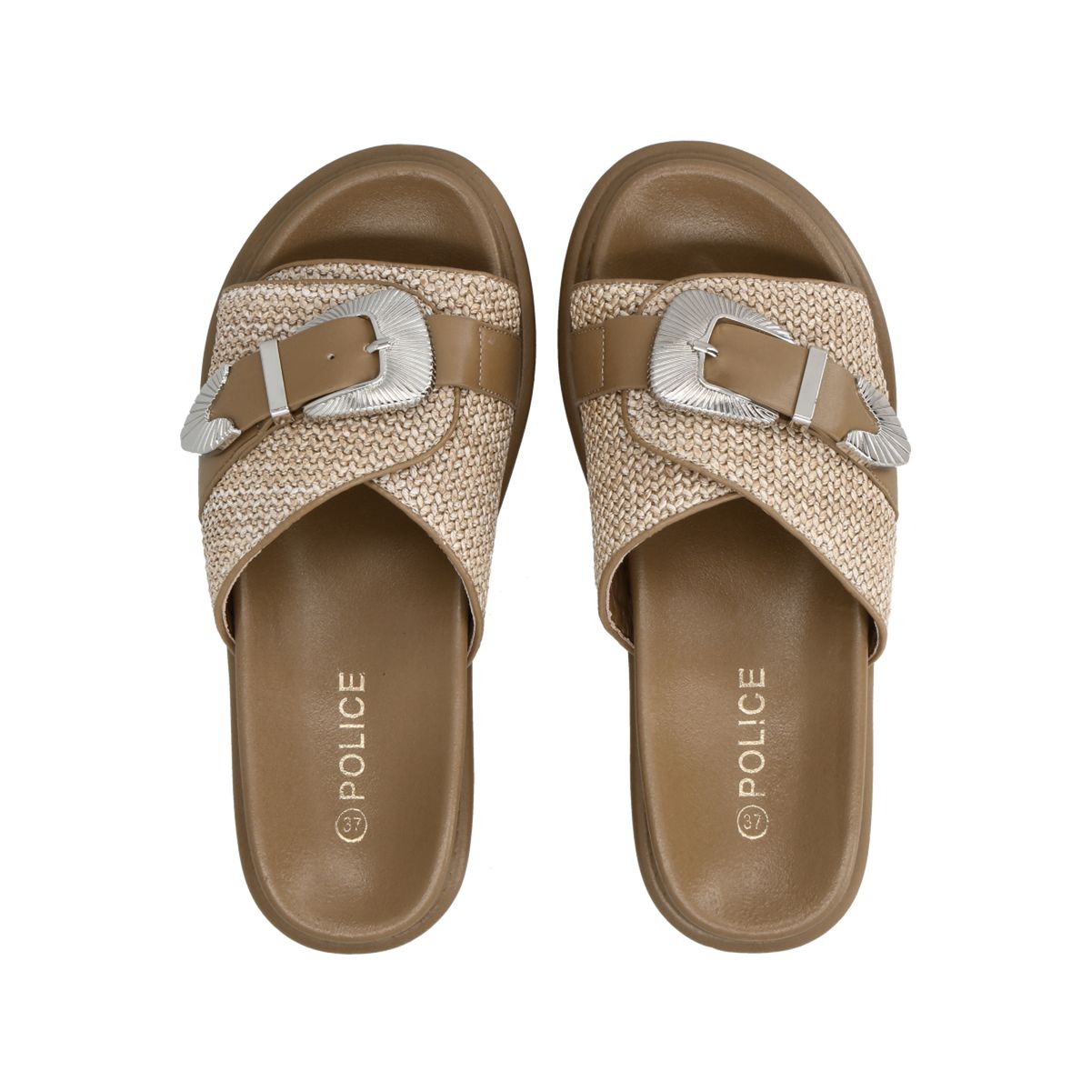 POLICE - Sandalia Mujer Beige Sienna Police