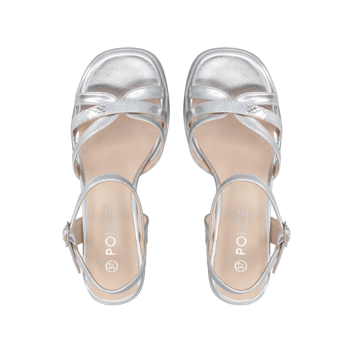 POLICE - Sandalia Mujer Plateado Lissa Police