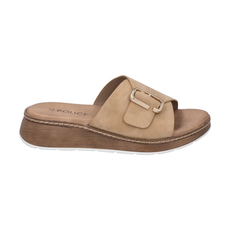 Sandalia Mujer Beige Mila