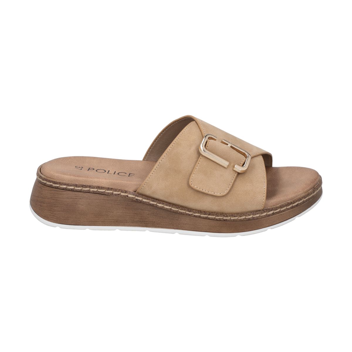 POLICE - Sandalia Mujer Beige Mila Police