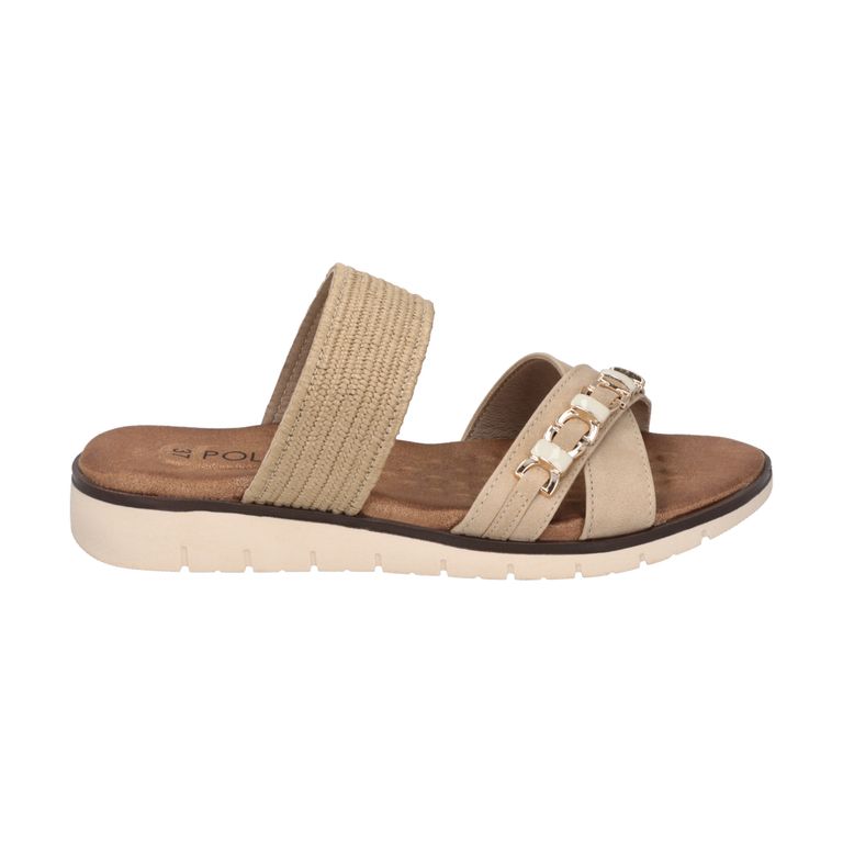 Sandalia Mujer Beige Dakota