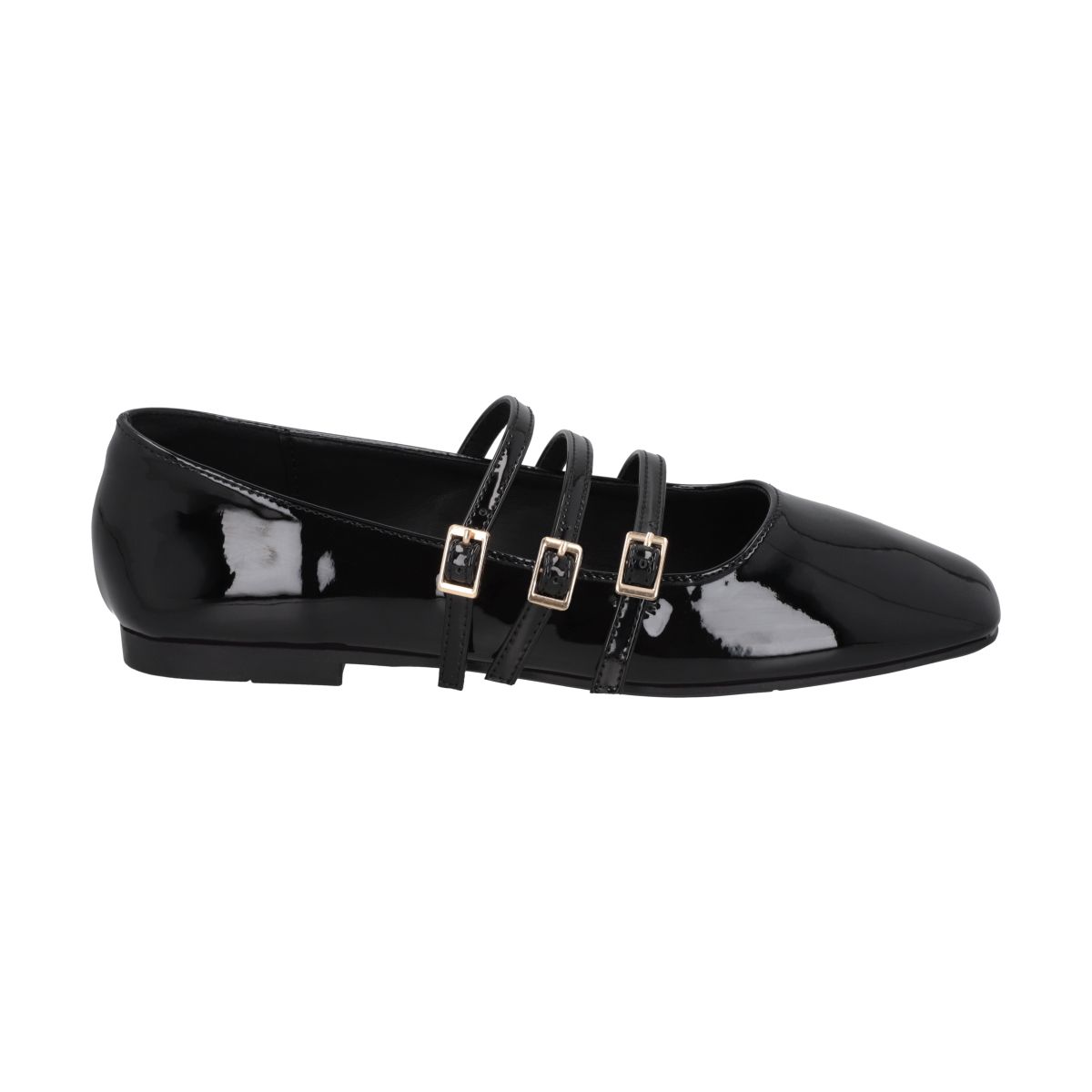 POLICE - Ballerina Mary Jane Mujer Negro Nati Police