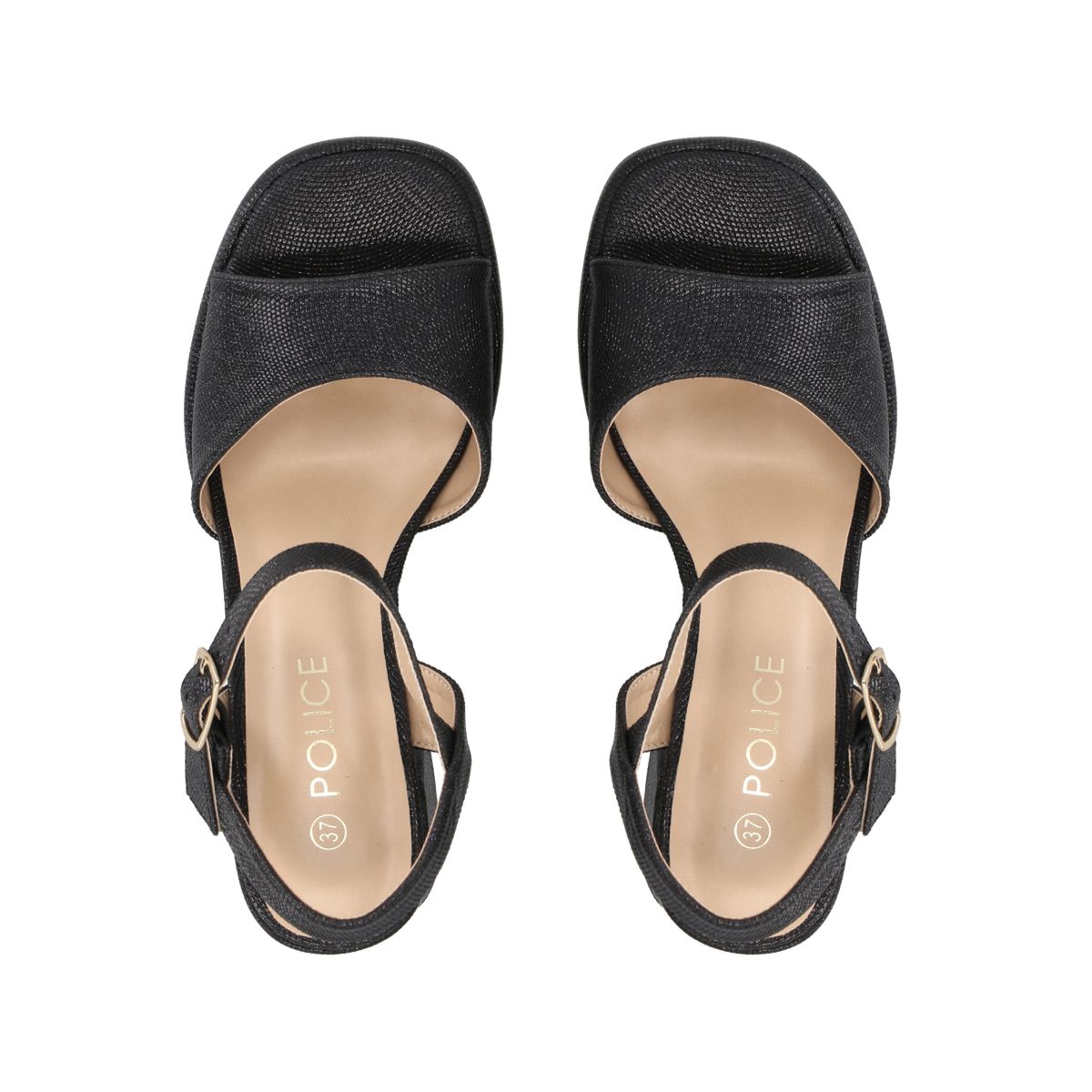 POLICE - Sandalia Mujer Negro Lissa Police