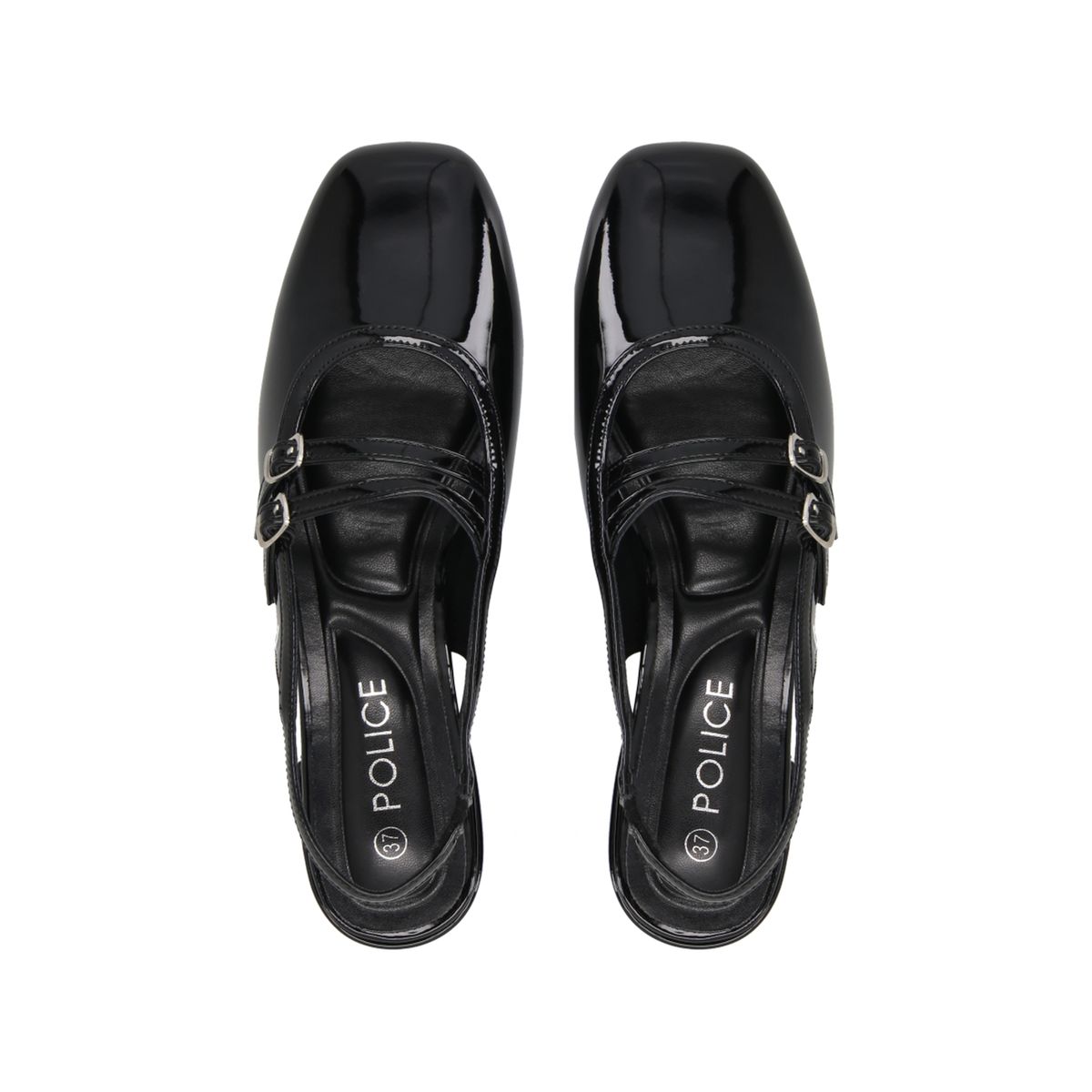 POLICE - Zapato Mary Jane Mujer Negro Gala Police