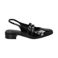 POLICE - Zapato Mary Jane Mujer Negro Gala