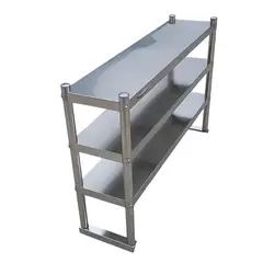 PROCHEF - Plateo o Pasa Platos Triple 120x30x75 Cm Acero Inoxidable