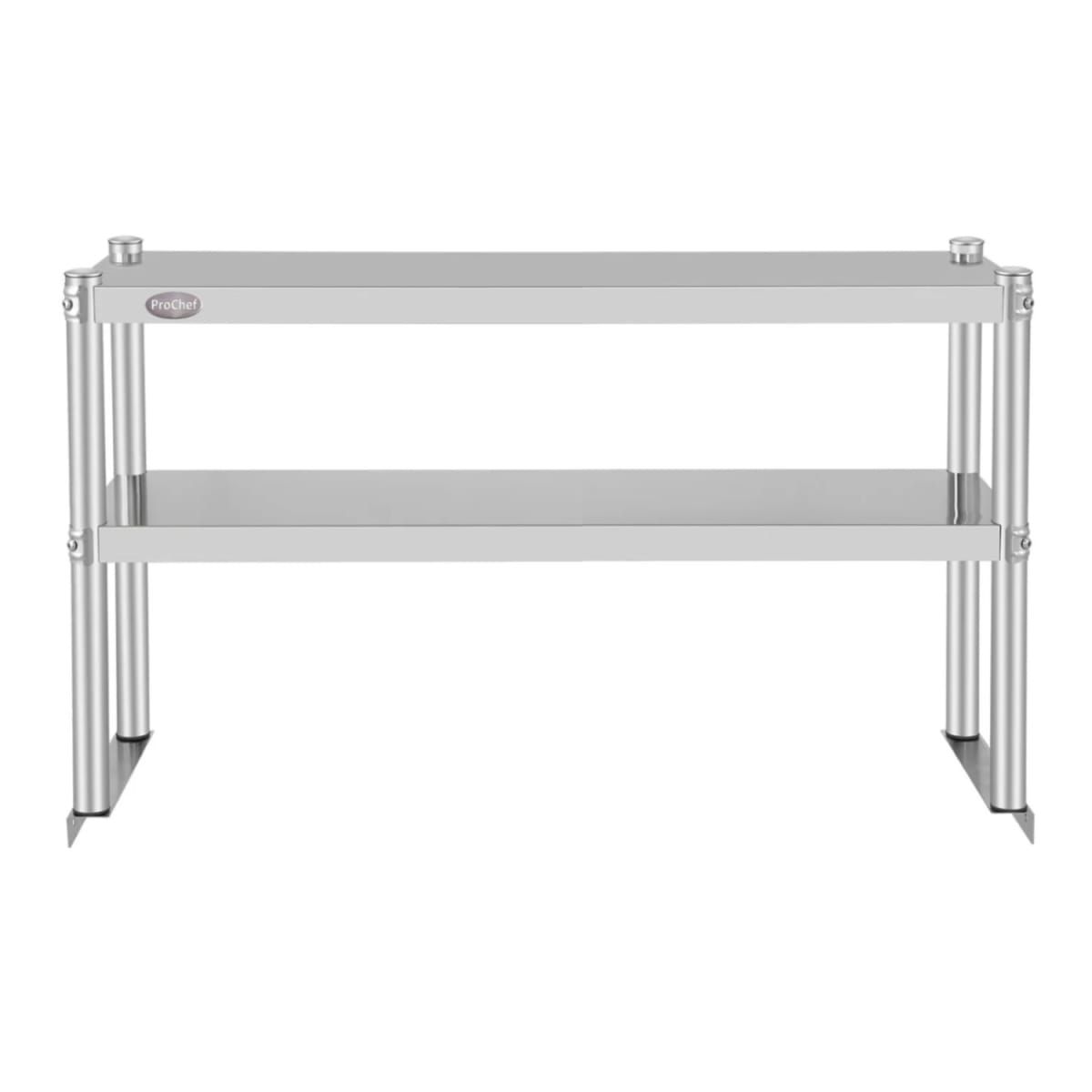 PROCHEF - Plateo o Pasa Platos Doble 90x30x60 Cm Acero Inoxidable