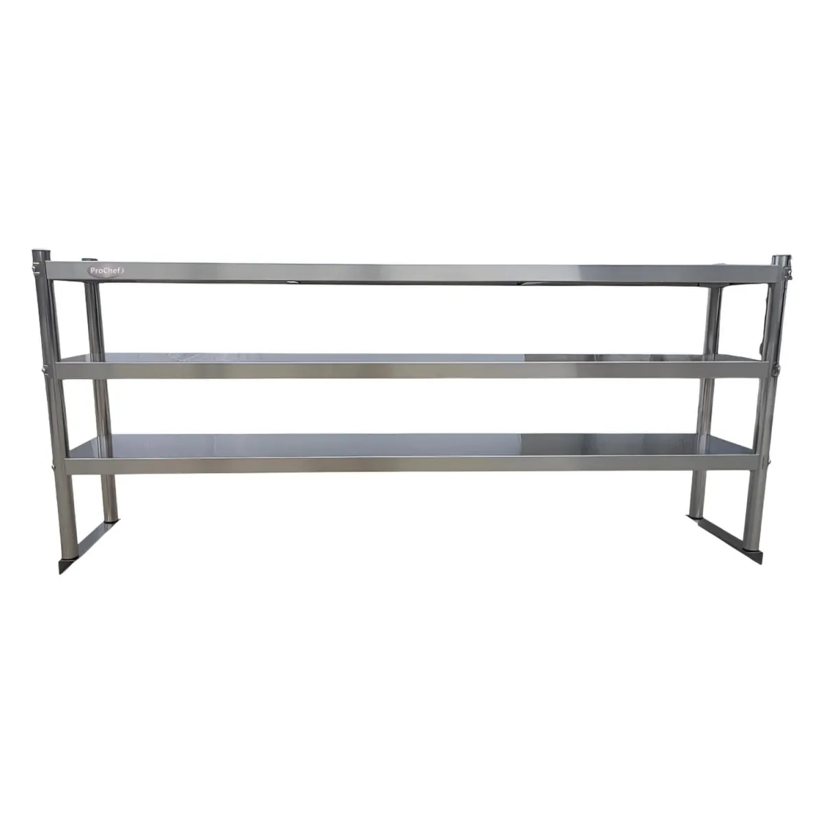 PROCHEF - Plateo o Pasa Platos Triple 150x30x75 Cm Acero Inoxidable