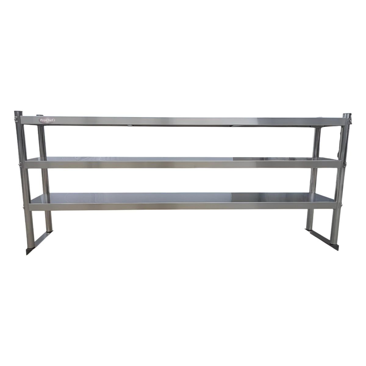 PROCHEF - Plateo o Pasa Platos Triple 180x30x75 Cm Acero Inoxidable