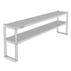PROCHEF - Plateo o Pasa Platos Doble 180x30x60 Cm Acero Inoxidable