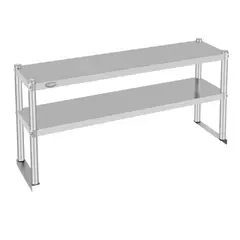 PROCHEF - Plateo o Pasa Platos Doble 120x30x60 Cm Acero Inoxidable