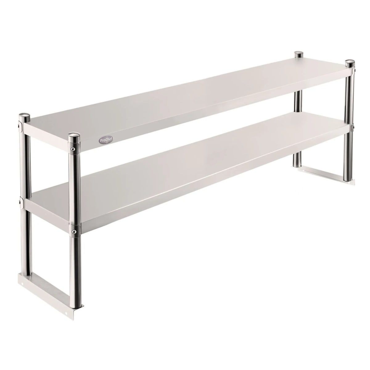 PROCHEF - Plateo o Pasa Platos Doble 150x30x60 Cm Acero Inoxidable