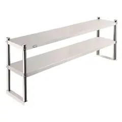 PROCHEF - Plateo o Pasa Platos Doble 150x30x60 Cm Acero Inoxidable
