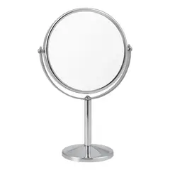 GENERICO - Mini Espejo Maquillaje Tocador Doble Cara Con Aumento