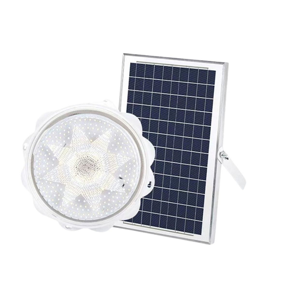 GENERICO - Lampara Solar Led Tipo Ojo De Buey Panel Separado