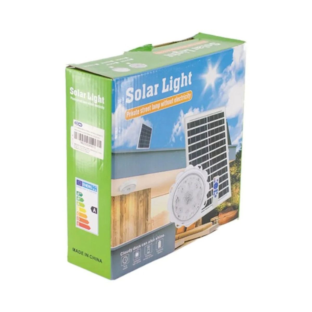 GENERICO - Lampara Solar Led Tipo Ojo De Buey Panel Separado