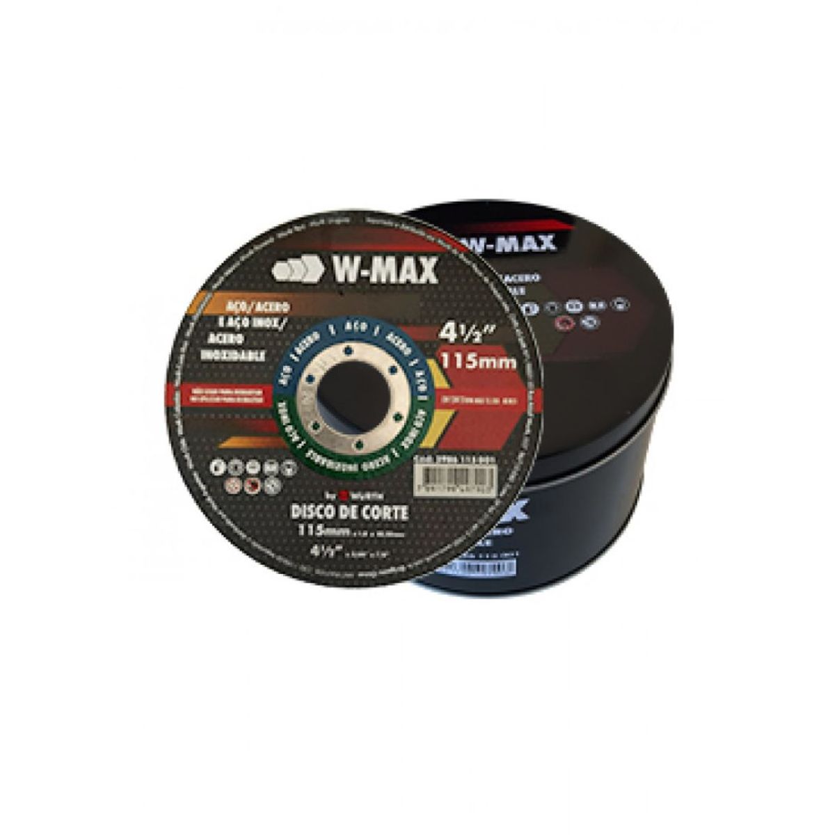 WURTH - Disco Corte Inox/metal Wurth 4 1/2 Pack De 50 Unidades
