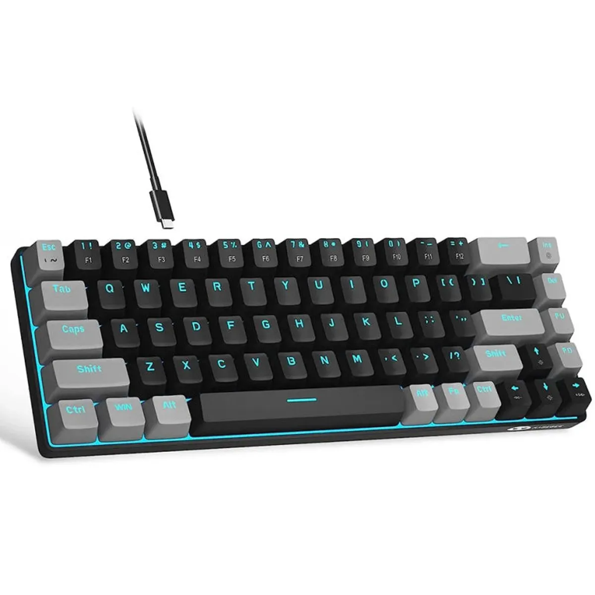 MAGEGEE - Magegee teclado mecánico MK-box  - Grisnegro red switch- Español