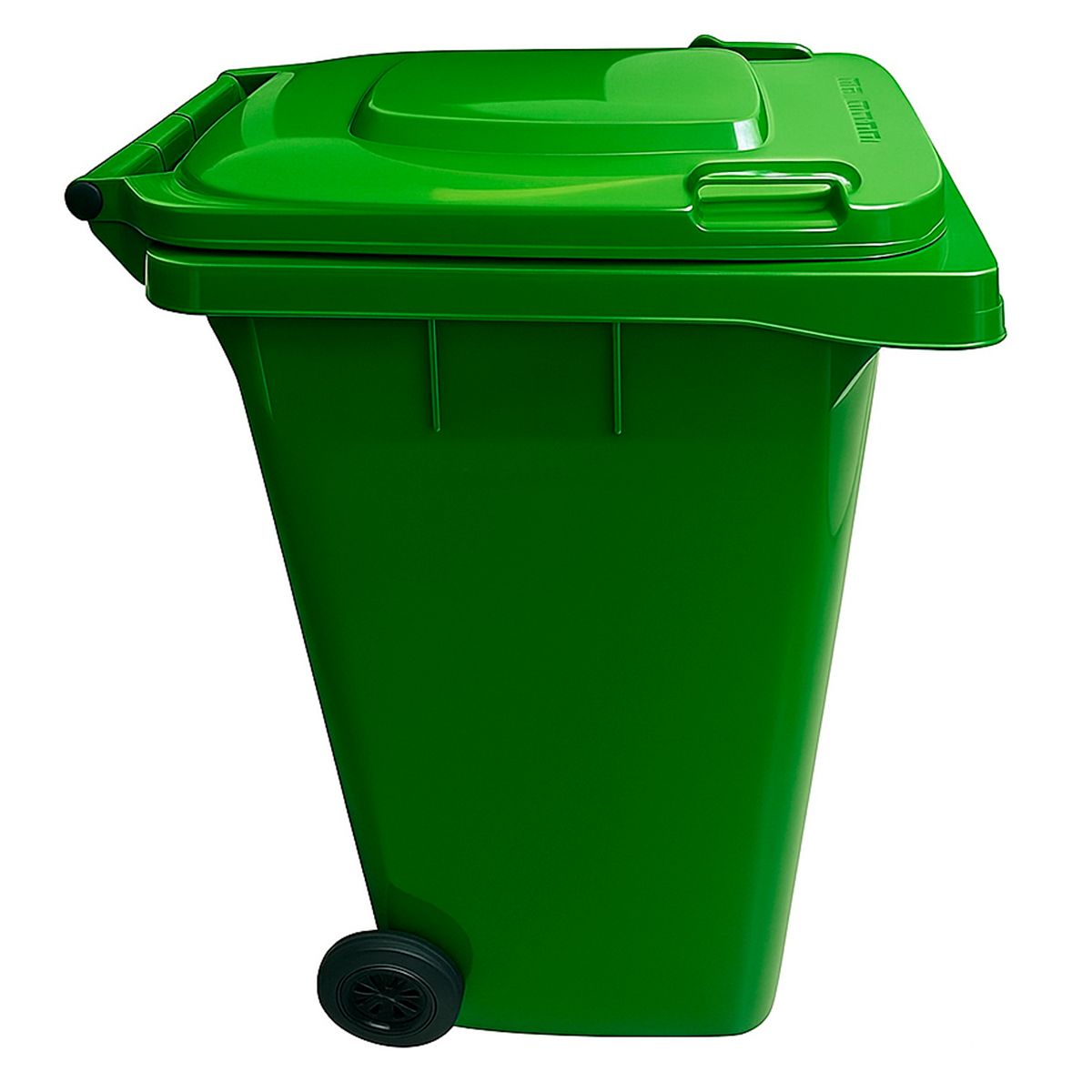 GENERICO - Contenedor de Basura Verde con Ruedas 360L SOIN