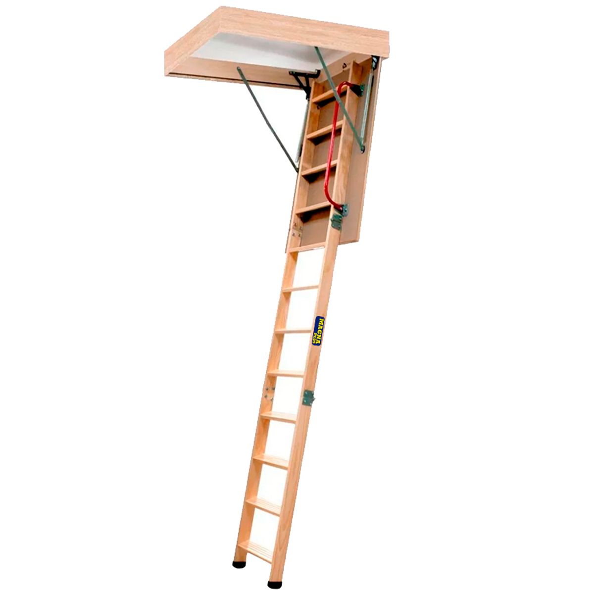 MAGNA - Escalera Escamoteable Ático Entretecho Madera 2.80m