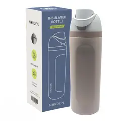 NORDEN - Botella Acero Inoxidable Brown 600 ml 1 un