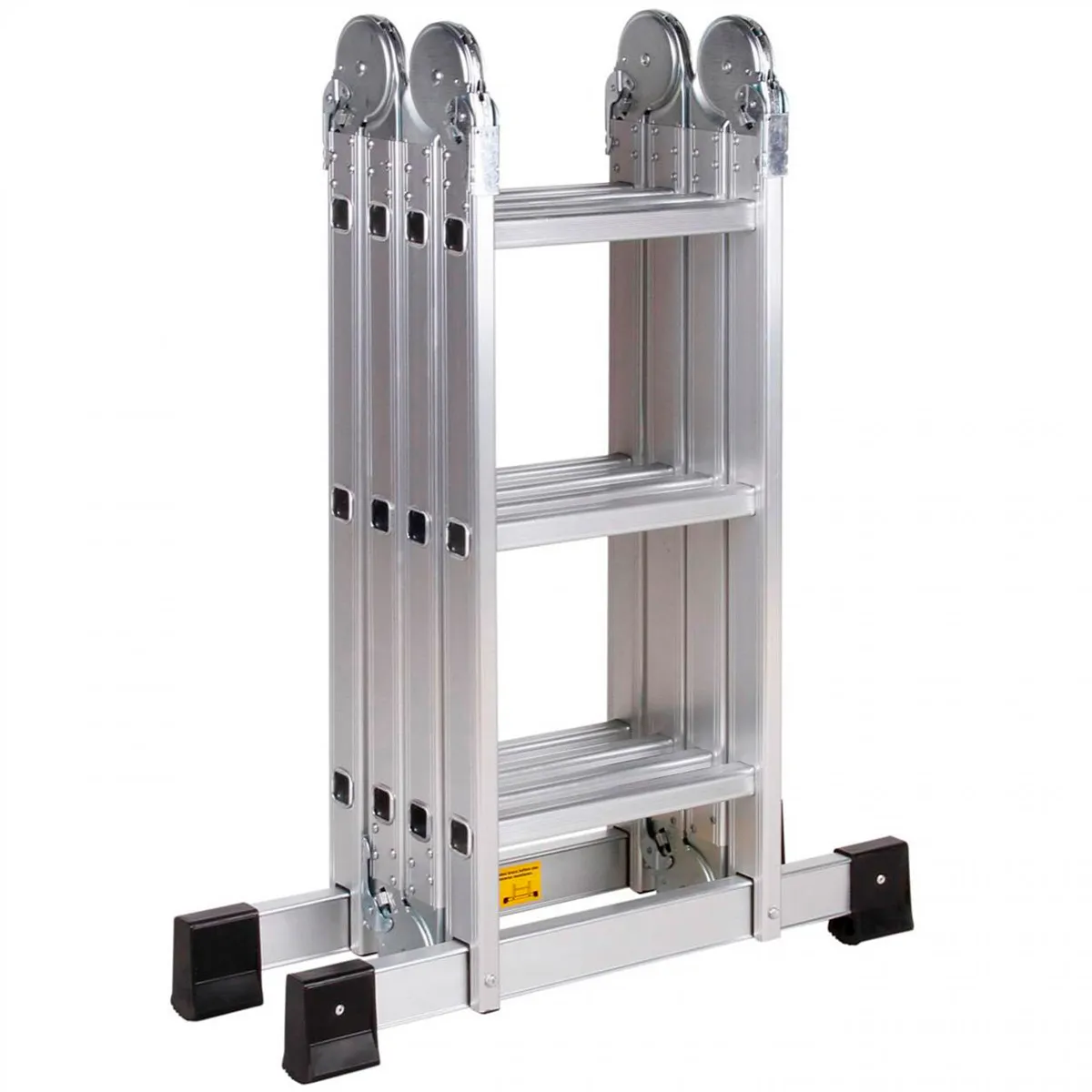 GENERICO - Escalera Multipropósito Articulada Aluminio 12 Peldaños