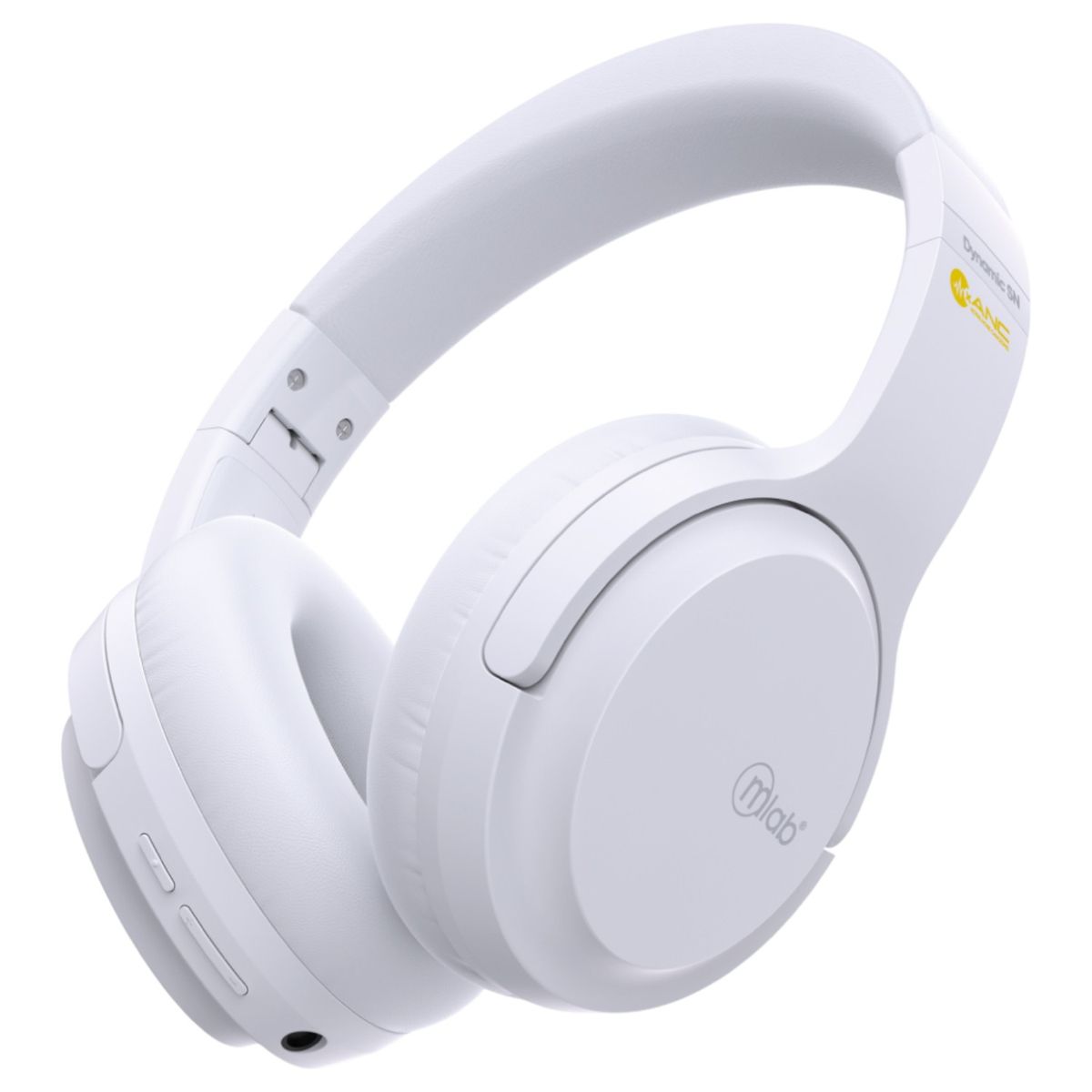 MLAB - Audífonos ANC Bluetooth Dynamic Stop Noise Confort White 32H