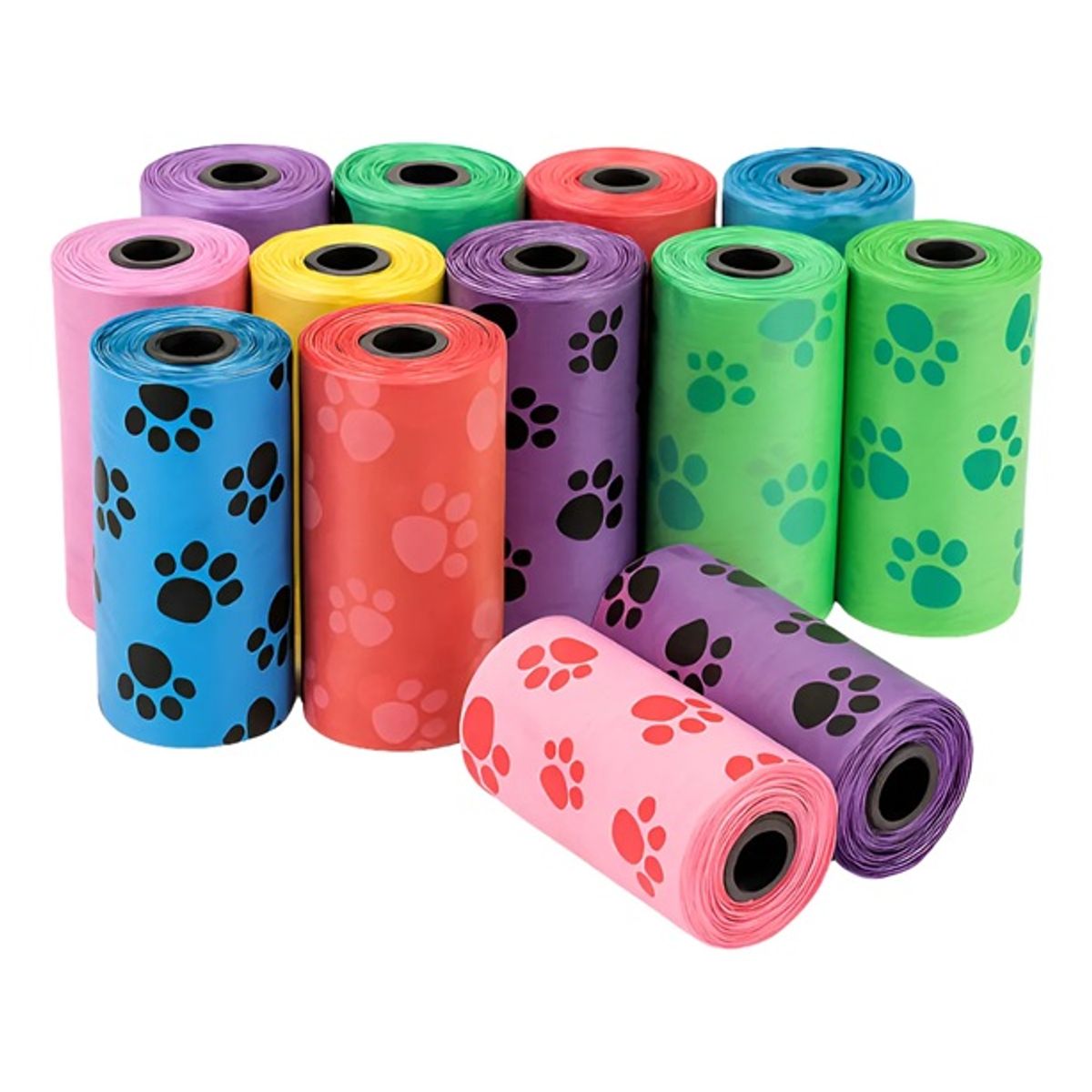 GENERICO - Pack 10 Bolsas Basura Excremento Heces Mascotas Perro Bolsas