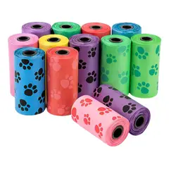 GENERICO - Pack 10 Bolsas Basura Excremento Heces Mascotas Perro Bolsas