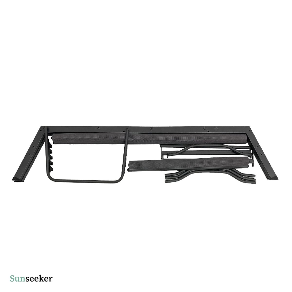 SUNSEEKER - Reposera Acero Exterior 190x59x32 cm Cool Gris Sunseeker