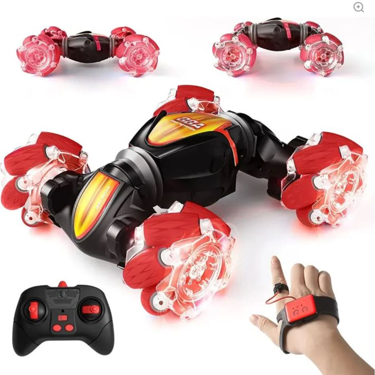 GENERICO - Auto a control remoto acrobático 4x4 doble conrol  Nuevo