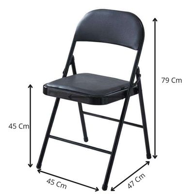 Imagen 2 del producto Silla Plegable Metálica Acolchada