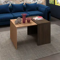 TECNOMOBILI - Mesa de centro Almendra Rustico