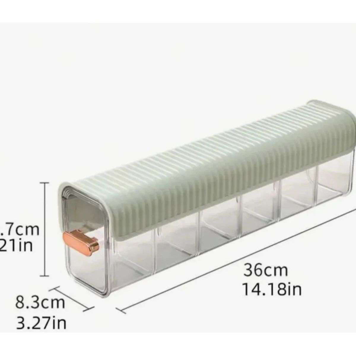 GENERICO - Organizador De Pared Multifuncional Ropa Interior 5 Espacios Verde Claro