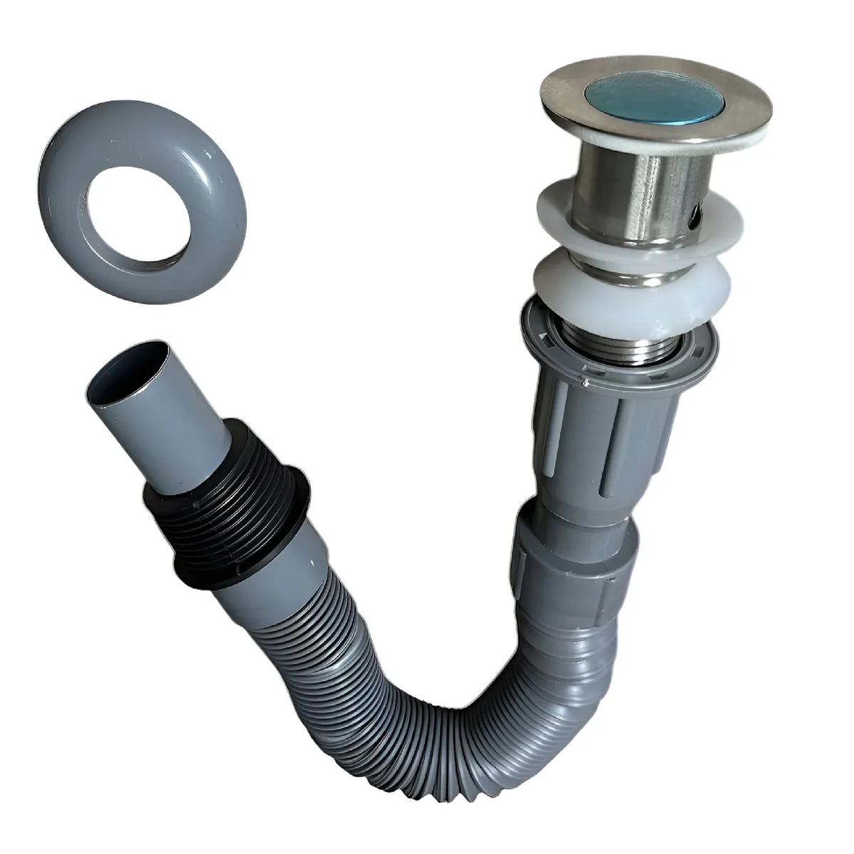 TAUMM - Sifon Corrugado Flexible Taumm Para Lavatorio Lavamanos